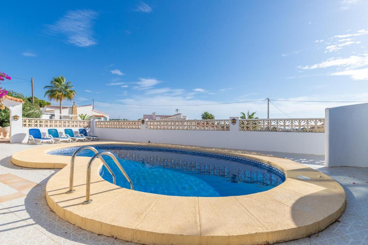 Villa W Pool Seaview In Cometa Calp Exterior foto