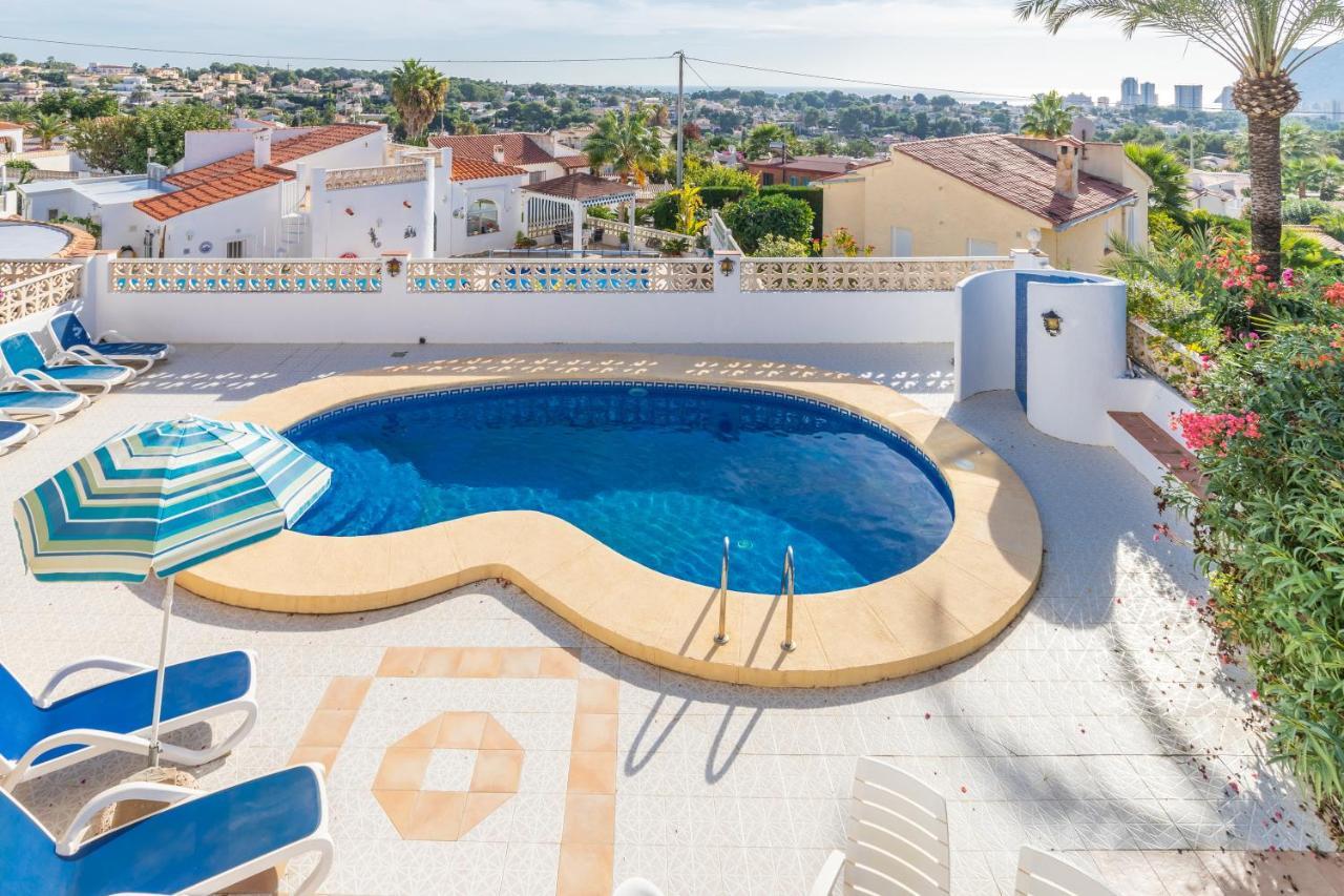 Villa W Pool Seaview In Cometa Calp Exterior foto